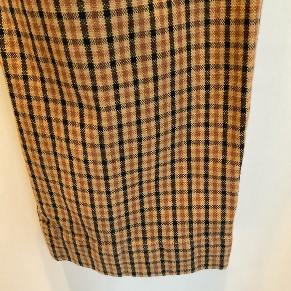 Madewell Plaid Slim Emmet Wide Leg Crop Pants Size 28 - Picture 9 of 15